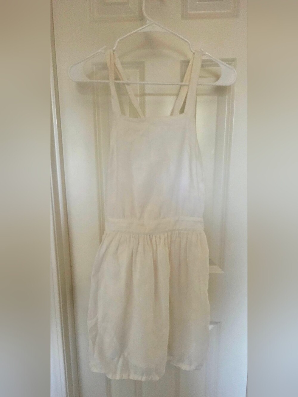 Madewell white linen dress
